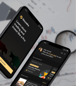 Stock market learning app